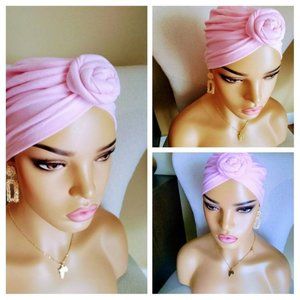 PRE-TIED TURBAN ,Headwrap,boho,chemo gift, Wax print Headwrap, Ankara he…
